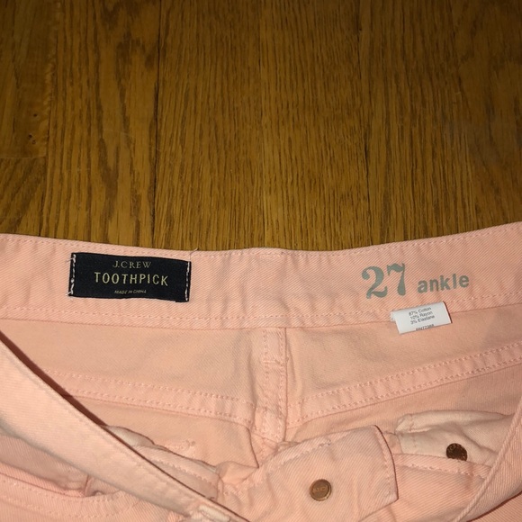 J. Crew Toothpick Skinny Ankle Jeans - Picture 4 of 5